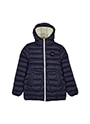 MSGM KIDS バックロゴ フーデッドジャケット 詳細画像 ネイビー 1