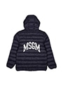 MSGM KIDS バックロゴ フーデッドジャケット 詳細画像 ネイビー 2