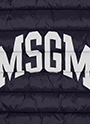 MSGM KIDS バックロゴ フーデッドジャケット 詳細画像 ネイビー 6