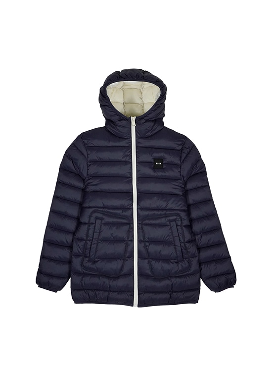 MSGM KIDS バックロゴ フーデッドジャケット