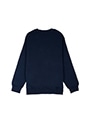MSGM KIDS ブラッシュロゴ スウェットシャツ 詳細画像 ネイビー 2