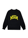 MSGM KIDS カレッジロゴ スウェットシャツ 詳細画像 ブラック 2