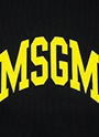 MSGM KIDS カレッジロゴ スウェットシャツ 詳細画像 ブラック 5