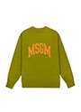MSGM KIDS カレッジロゴ スウェットシャツ 詳細画像 ダークオリーブ 2
