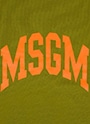 MSGM KIDS カレッジロゴ スウェットシャツ 詳細画像 ダークオリーブ 5