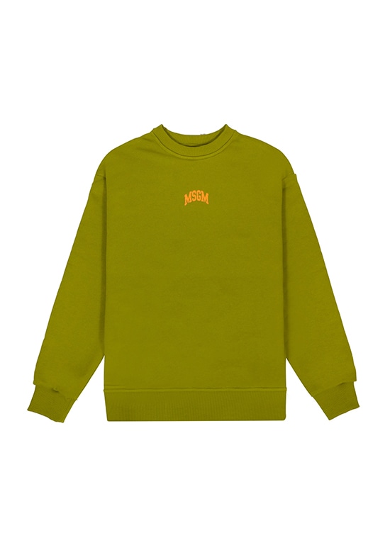 MSGM KIDS カレッジロゴ スウェットシャツ