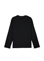 MSGM KIDS ブラッシュロゴ ロングスリーブTシャツ 詳細画像 ブラック 2