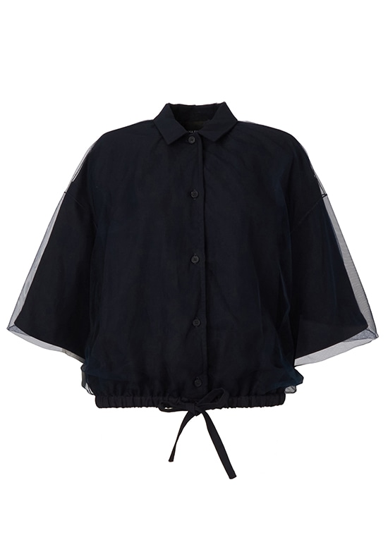 レーヨンリネンチュールコンビジャケット