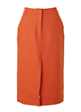 ストレッチウール・タイトスカート 詳細画像 オレンジ 1