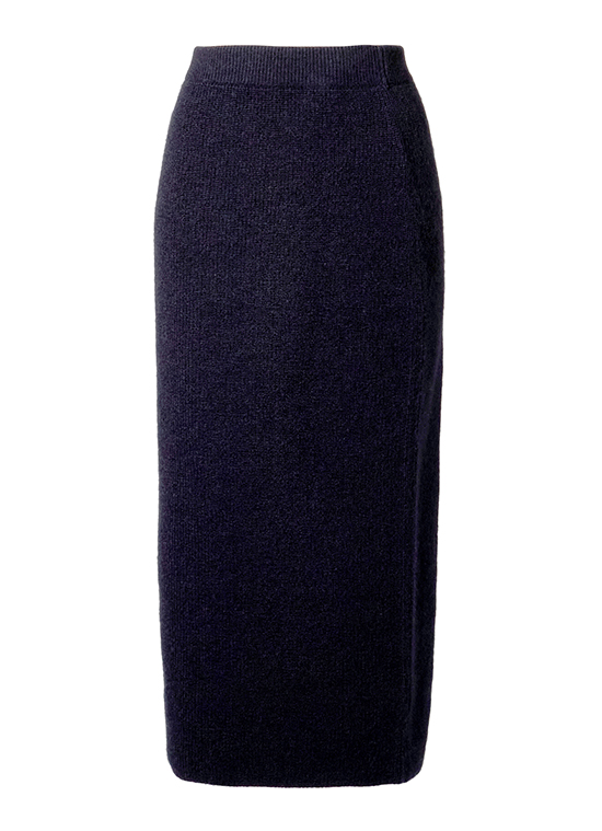 ウールモヘアニットスカート
