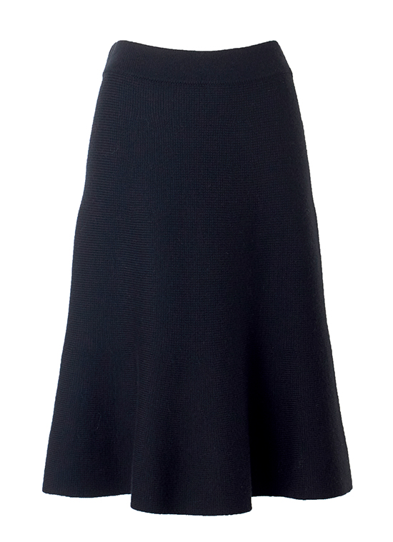 ニットフレアスカート
