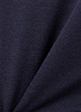 コットンオーバルネック長袖リブカットソー 詳細画像 ダークネイビ－ 7