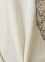 袖レースカシミヤカーディガン 詳細画像 ホワイト 8