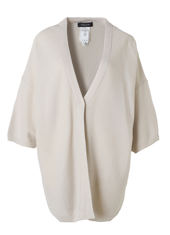 FABIANA FILIPPI】 【カシミヤVネックオーバーカーディガン