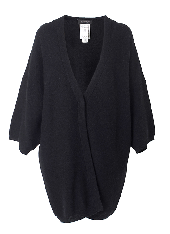 カシミヤVネックオーバーカーディガン