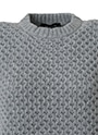 クルーネックバルキーニットベスト 詳細画像 グレー 4