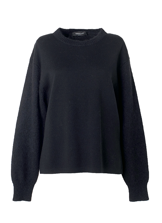 メリノウールプルオーバーニット