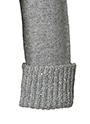 リブ切り替えショート丈ハイネックニット 詳細画像 グレー 5