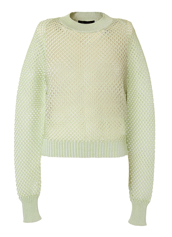 ダブルメッシュショートプルオーバー