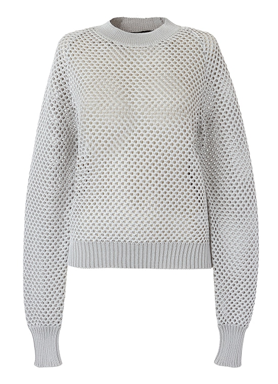 ダブルメッシュショートプルオーバー