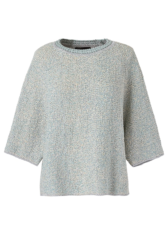 ルレックスツイード・ショートニットプルオーバー