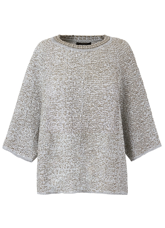 ルレックスツイード・ショートニットプルオーバー