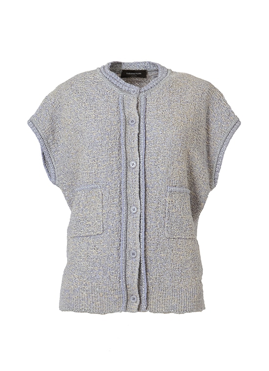 ルレックスツイード・ニットベスト