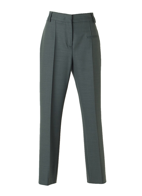 センタープレスストレートパンツ