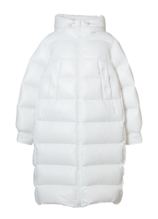 ダブルジップロングダウンコート