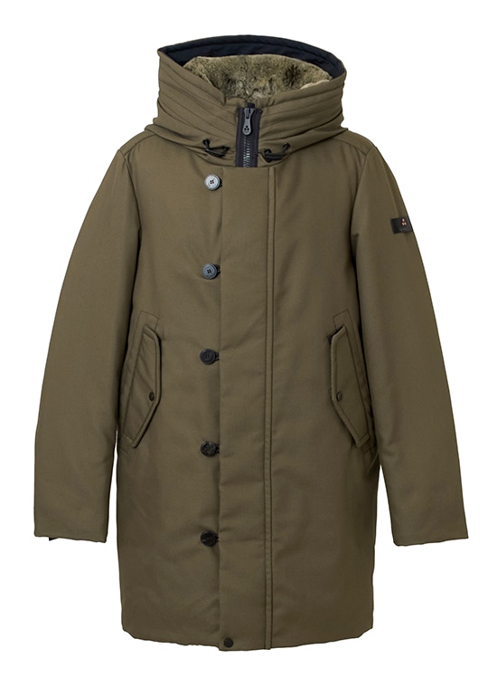 メンズ ハイテナシティ パーカ（天然ダウン×PFCフリー撥水加工）