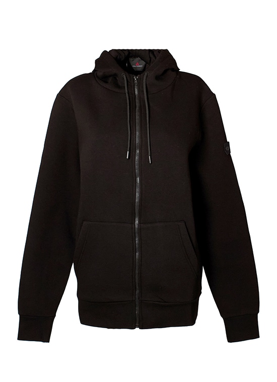 ポイントロゴラベル ジップアップフーディ