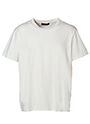 メンズ ストレッチコットン クルーネックTシャツ 詳細画像 ホワイト 1