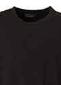 メンズ ストレッチコットン クルーネックTシャツ 詳細画像 ブラック 4