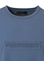 メンズ エンボスロゴ ストレッチコットン Tシャツ 詳細画像 ブルー 4