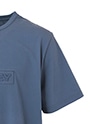 メンズ エンボスロゴ ストレッチコットン Tシャツ 詳細画像 ブルー 5