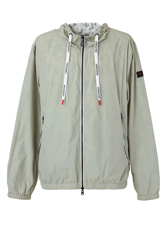 メンズ　リバーシブル ナイロンフーデッドジャケット