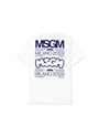 MSGM KIDS×Burro Studio コラボレーション グラフィック Tシャツ 詳細画像 ホワイト 2