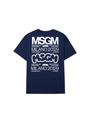 MSGM KIDS×Burro Studio コラボレーション グラフィック Tシャツ 詳細画像 ブルー 2