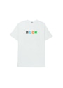 MSGM KIDS タイポグラフィ Mwave ロゴTシャツ 詳細画像 ホワイト 1