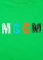 MSGM KIDS タイポグラフィ Mwave ロゴTシャツ 詳細画像 グリーン 3