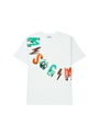 MSGM KIDS アースグラフィティ ロゴTシャツ 詳細画像 ホワイト 1