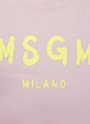 MSGM KIDS ブラッシュロゴ Tシャツワンピース 詳細画像 ピンク 3