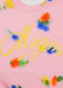 MSGM KIDS フラワーペイント スウェットシャツ 詳細画像 ピンク 3