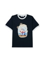 MSGM KIDS SAILOR CAT グラフィックTシャツ 詳細画像 ダークブルー 1