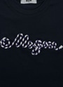 MSGM KIDS ROPEロゴ Tシャツ  詳細画像 ダークブルー 3
