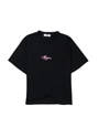 MSGM KIDS ドレープディテール Tシャツ 詳細画像 ブラック 1