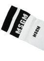 MSGM KIDS アメリブ レイヤードソックス 詳細画像 ホワイト&times;ブラック 3