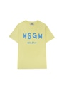 【NEW】MSGM KIDS ブラッシュロゴTシャツ 詳細画像 レモネード 1