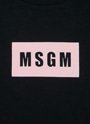 MSGM KIDS MINI BOXロゴ Tシャツ 詳細画像 ブラック&times;ピンク 3