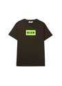 MSGM KIDS MINI BOXロゴ Tシャツ 詳細画像 コーヒーブラウン 1